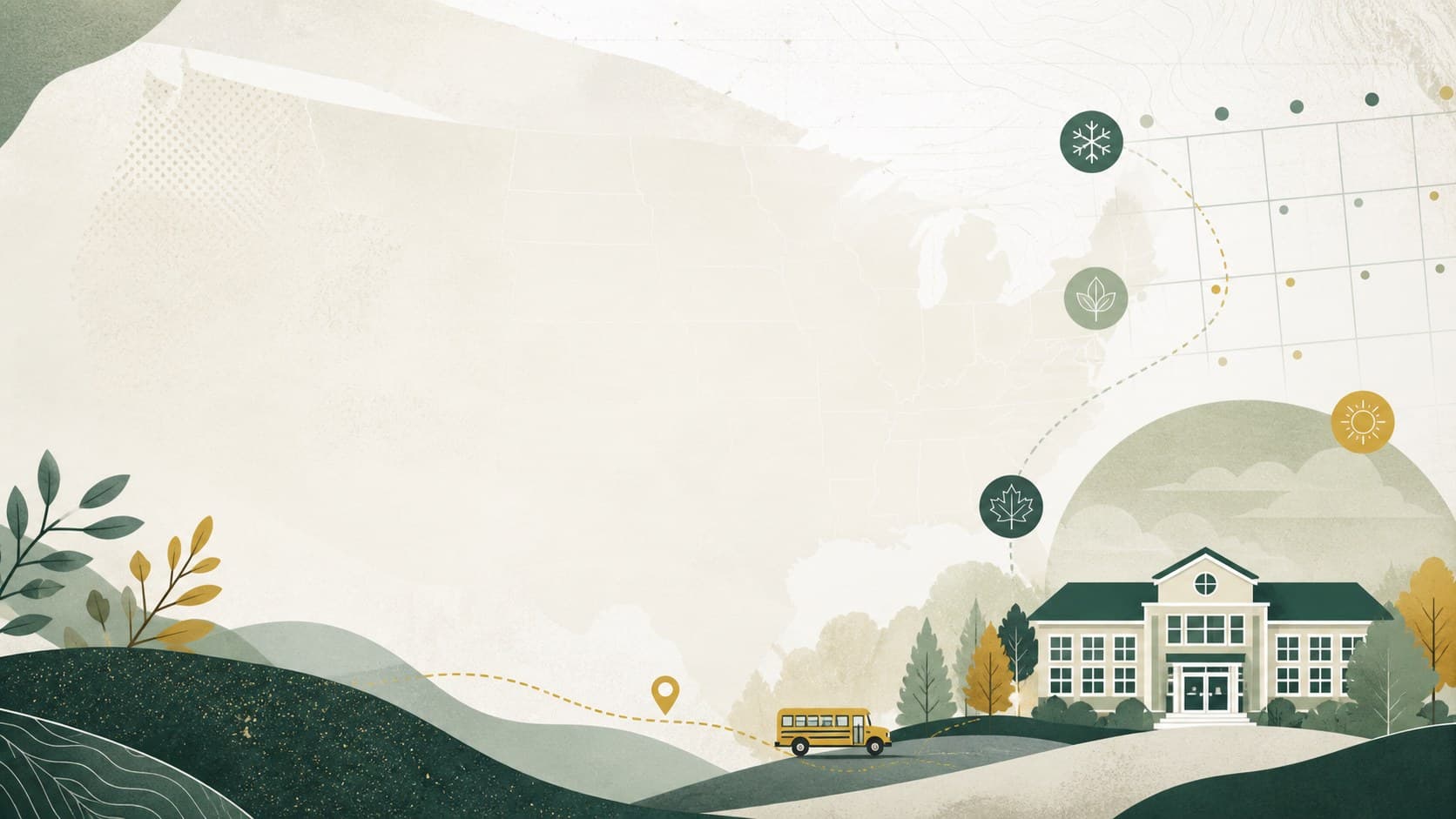 U.S. school calendar planning illustration for Arcata Elementary